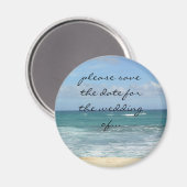 ビーチ保存日付 マグネット (正面/裏面)