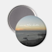 ビーチ保存日付 マグネット (正面/裏面)