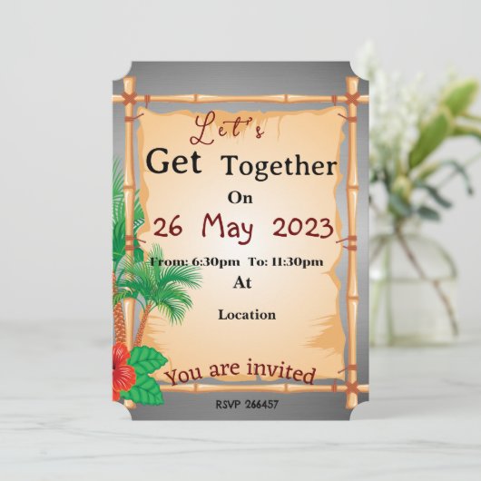 ビーチ側集 招待状 (スタンド正面)