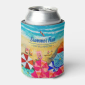 ビーチ傘オンザサンド 缶クーラー (缶正面)