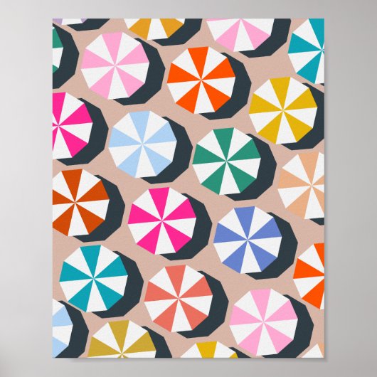 ビーチ傘サマーコースト ポスター (正面)