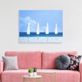 ビーチ傘2005 キャンバスプリント (インサイチュ (リビング))