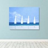 ビーチ傘2005 キャンバスプリント (インサイチュ (ウッドフロア))