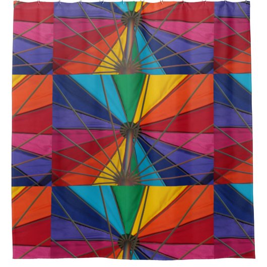 ビーチ傘 シャワーカーテン (正面)