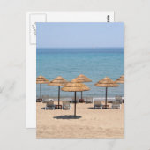 ビーチ傘 ポストカード (正面/裏面)