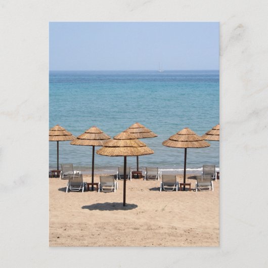 ビーチ傘 ポストカード (正面)