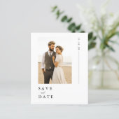 ビーチ先の予算結婚式の保存日付 (スタンド正面)