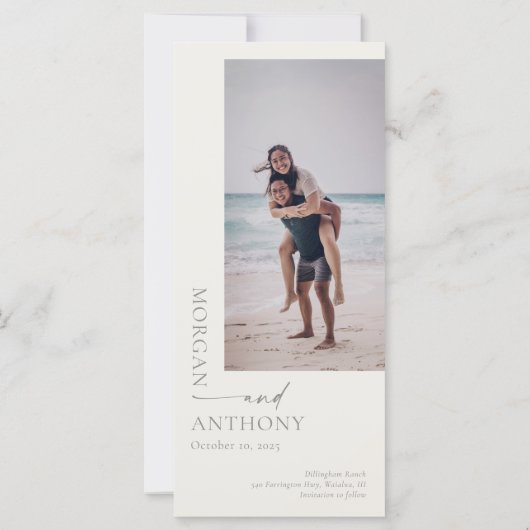 ビーチ先の写真の保存日付 (裏面)