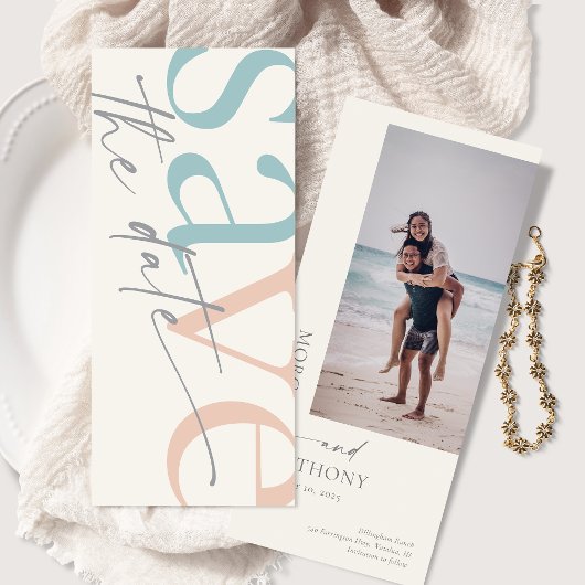 ビーチ先の写真の保存日付