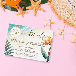 ビーチ先パスポートコンパスモノグラム詳細 エンクロージャーカード