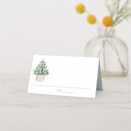 ビーチ先結婚式 | シェルクリスマスツリー プレイスカード