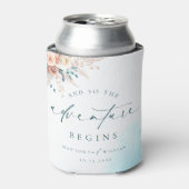 ビーチ先結婚式 缶クーラー (缶正面)