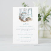 ビーチ先結婚式 | 詳細 エンクロージャーカード (スタンド正面)