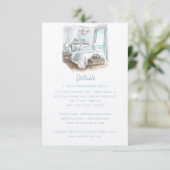 ビーチ先結婚式 | 詳細 出欠カード (スタンド正面)