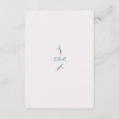 ビーチ先詳細QRコード結婚の エンクロージャーカード (裏面)