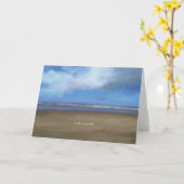 ビーチ共感カード カード (黄色い花)