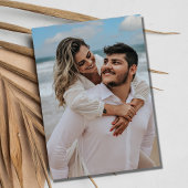 ビーチ写真の宛先ウェディング日付の保存 セーブザデート