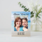 ビーチ写真はがきを保存 案内ポストカード (スタンド正面)