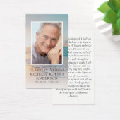 ビーチ写真記念祈りの言葉カード (デスク)