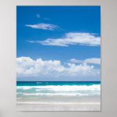 ビーチ写真 ポスター (正面)