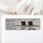 ビーチ写真 ラベル (インサイチュ)