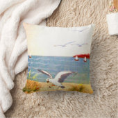 ビーチ前面 クッション (ブランケット)