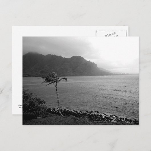 「ビーチ前」はがき ポストカード (正面/裏面)