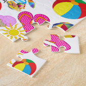 ビーチ加飾ジグソーパズル ジグソーパズル (側面)