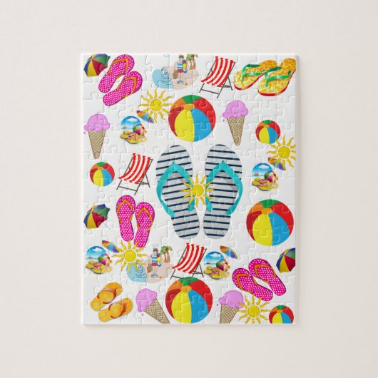 ビーチ加飾ジグソーパズル ジグソーパズル (縦)