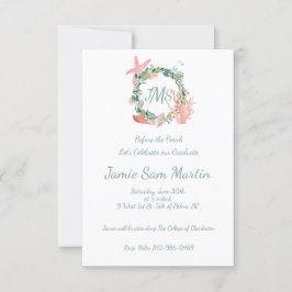 ビーチ卒業パーティー招待状 | 発表 招待状