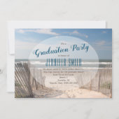 ビーチ卒業 招待状 (正面)