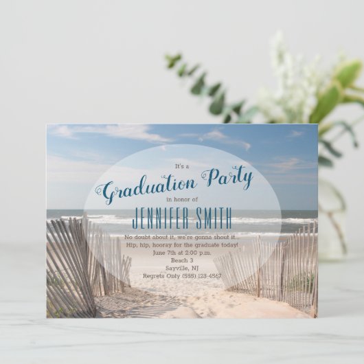 ビーチ卒業 招待状 (スタンド正面)