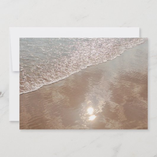 ビーチ卒業 案内状 (裏面)