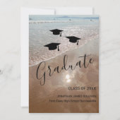 ビーチ卒業 案内状 (正面)