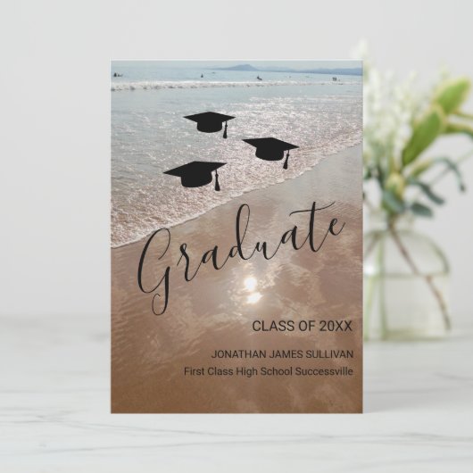 ビーチ卒業 案内状 (スタンド正面)