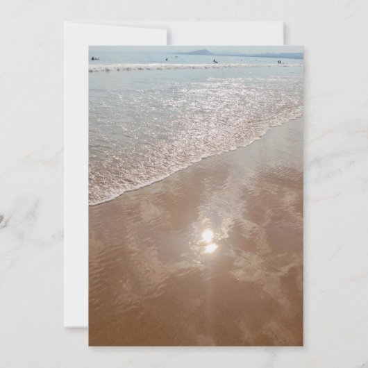 ビーチ卒業 案内状 (裏面)