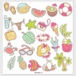 ビーチ収集パック シール