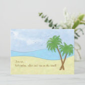 ビーチ収集招待状 招待状 (スタンド正面)