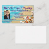 ビーチ名刺 – 不動産仲介業者 名刺 (正面/裏面)