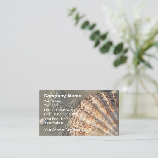 ビーチ名刺 名刺 (スタンド正面)