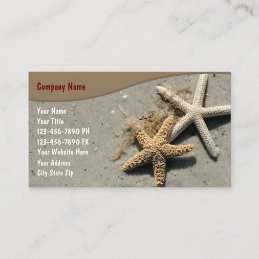 ビーチ名刺 名刺 (正面)