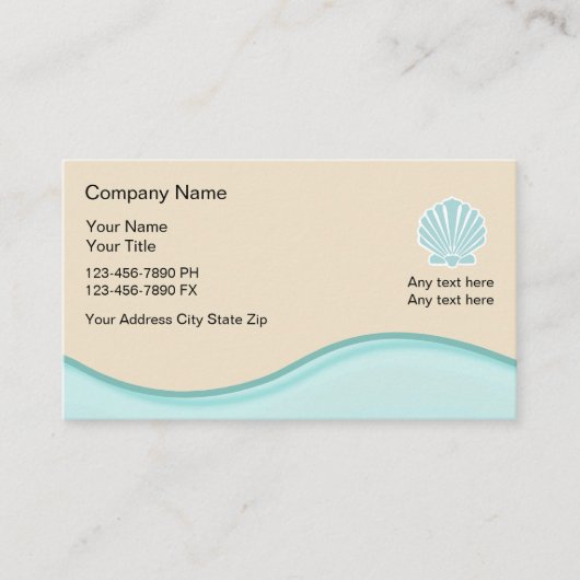 ビーチ名刺 名刺 (正面)