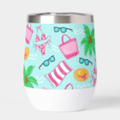 ビーチ名門私立校風のガールズウィークエンドシーン (背面)