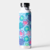 ビーチ名門私立校風のシェルカニ ウォーターボトル (左面)