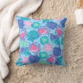 ビーチ名門私立校風のシェルカニ クッション (ブランケット)