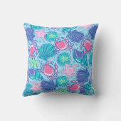 ビーチ名門私立校風のシェルカニ クッション (裏面)