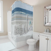 ビーチ場面 シャワーカーテン (インサイチュ)