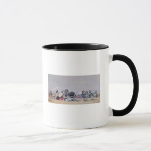 ビーチ場面、Trouville 1873年 マグカップ