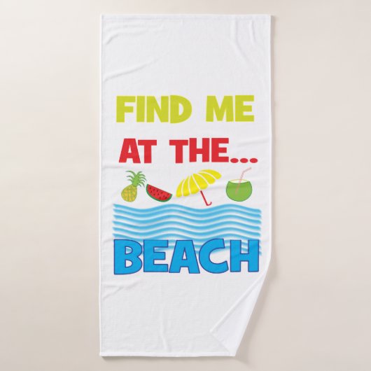 ビーチ夏の熱帯海 バスタオル (バスタオル)