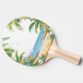 ビーチ夏フローラ 卓球ラケット (横)